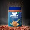 FITGO Peanut Butter, Crunchy Peanut Buttler With 26g Protine, Nutty Crunch Spread With No Added Sugar & Salt, Healthy Peanut Butter, Gluten & Cholesterol Free, Organic Peanut Butter 500gm. (500 gm) view 3