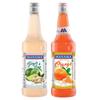 Manama Ginger & Lime Syrup and Orange Syrup, 750ML Each, Mixer for Mocktails, Cocktails, Drinks, Juices, Beverages, Pack of 2 view 1