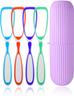 E - Buddies Soft Double Action Tongue Cleaner Scrapper For Kids and Adults With Travel Capsule Plastic Tooth brush holder flexible design for health, Oral care tool Easy To use - Pack of 4 view 1