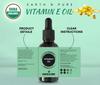 Earth N Pure Vitamin E Oil Therapeutic Grade for Skin, Hair and Nails with Glass Dropper - 50 ml view 2