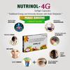 Knoll Healthcare Nutrinol 4G Multivitamin Capsules Omega 3 Fatty Acid Ginseng Ginkgo Biloba Vitamin D3| K2 for Hair Skin Immunity Joint Brain Stress & Heart Health 200 Capsules (Pack of 20) view 4
