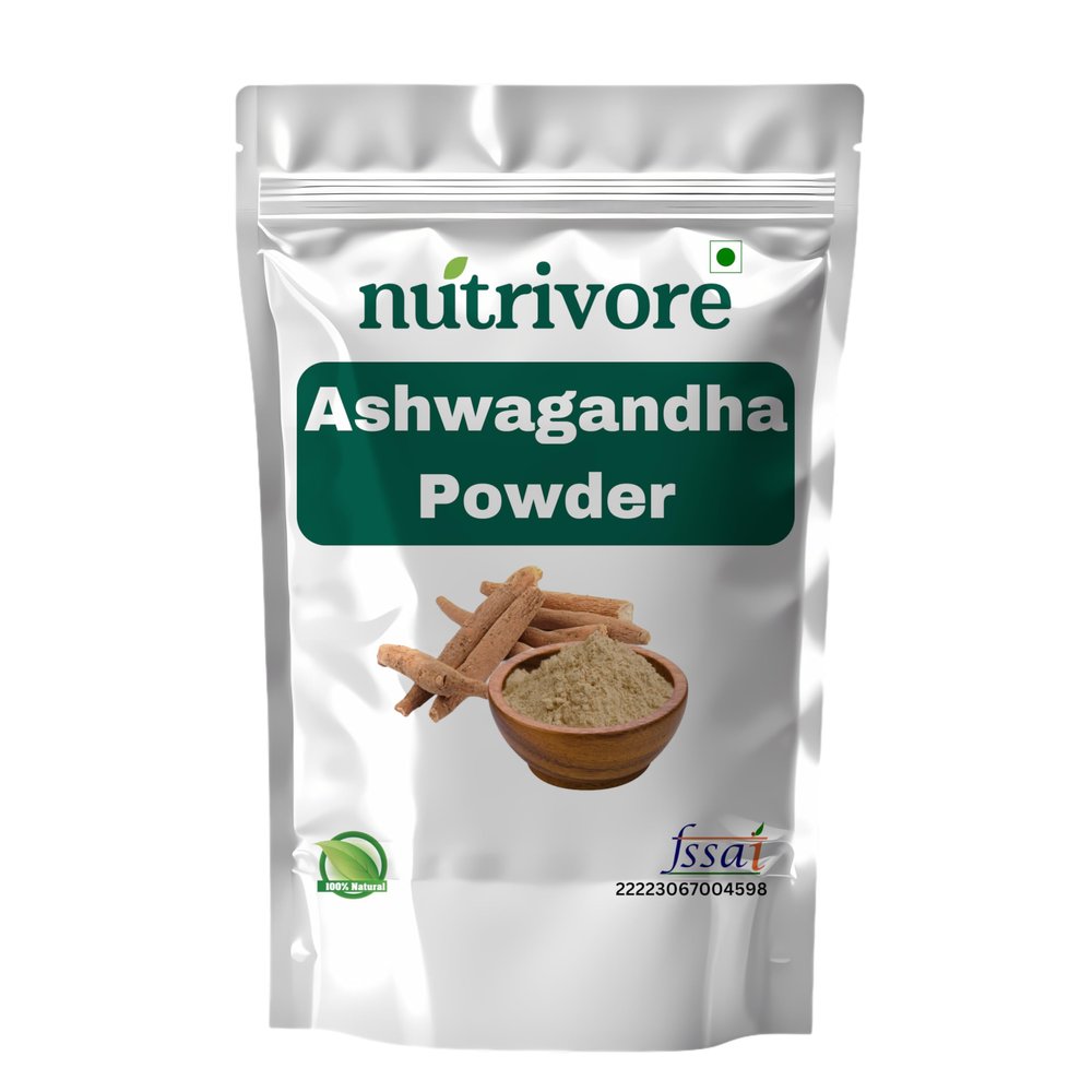 Nutrivore Ashwagandha Powder - Withania Somnifera - Ashwagandha for Vitality, Strength & Stress Management - 100g Veg Powder