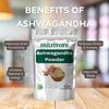Nutrivore Ashwagandha Powder - Withania Somnifera - Ashwagandha for Vitality, Strength & Stress Management - 100g Veg Powder view 3