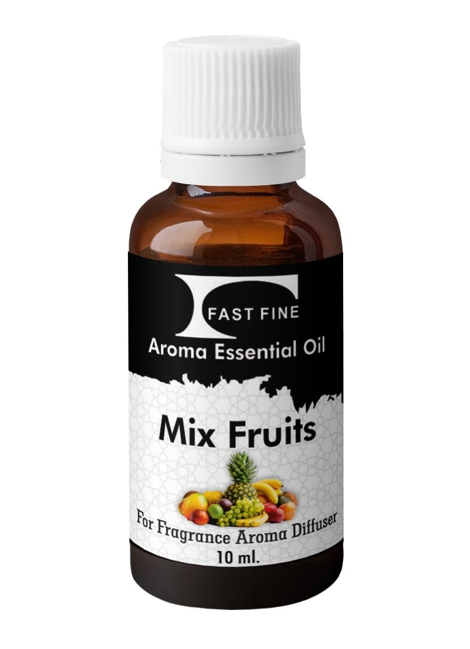 FAST FINE Mix Fruits Diffuser Essential Aroma Oil used for Air Electric Revitalizer machine use home office washroom indoor outdoor (10ML)