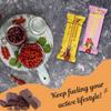 GRITFIT Vitamin & Protein Bar Variety Pack, 360g (60g Protein Bar), Berry Blast x3, Choco Crunch x3, No Preservatives, 100% Veg view 3