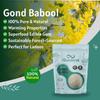 Shashvat Babool Gond Pure Organic 200 Gm | Kikar Dink Karaya Gum | Postpartum Ladoo Gond babul | Warming Properties | Wild Acacia Superfood Edible Gum |100% natural & Fresh, Sourced From Forest (Pack of 1) view 3