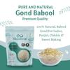 Shashvat Babool Gond Pure Organic 200 Gm | Kikar Dink Karaya Gum | Postpartum Ladoo Gond babul | Warming Properties | Wild Acacia Superfood Edible Gum |100% natural & Fresh, Sourced From Forest (Pack of 1) view 4