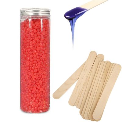 Zusaca Hard Wax Beans for Waxing, Hair Removal Face Leg Chest Back Bikini, Hard Sensitive Skin, Facial Cream, Pearl Hand Hot Wax Beads For Mens Women Body, Revolution Remover - 200 g (Strawberry)