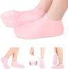 HR MALL Silicone Socks for Women, Moisturizing Foot Socks, Soft Gel Socks, Aloe Socks, Women Spa Pedicure Socks for Repairing Dry Feet, Cracked Heel and Softening Rough Skin, Calluses view 3
