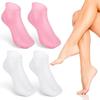 HR MALL Silicone Socks for Women, Moisturizing Foot Socks, Soft Gel Socks, Aloe Socks, Women Spa Pedicure Socks for Repairing Dry Feet, Cracked Heel and Softening Rough Skin, Calluses view 4