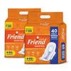 Girl's Friend Quick Dry Sanitary Pads for Women | XXL+,Pack of 2-80 Pads | Cottony Soft | Quick Absorbent | UV Treated | For Heavy Flow - Leakage Protection All the Day and Night view 1