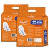 Girl's Friend Quick Dry Sanitary Pads for Women | XXL+,Pack of 2-80 Pads | Cottony Soft | Quick Absorbent | UV Treated | For Heavy Flow - Leakage Protection All the Day and Night view 2