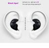 1 Pairs Swimming Earplugs, Waterproof Reusable Silicone Swimming Ear Plugs for Swimming Showering Bathing Surfing Snorkeling and Other Water Sports, Suitable for Kids and Adults (Black) view 3