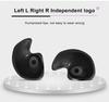 1 Pairs Swimming Earplugs, Waterproof Reusable Silicone Swimming Ear Plugs for Swimming Showering Bathing Surfing Snorkeling and Other Water Sports, Suitable for Kids and Adults (Black) view 4