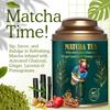 TopGun Fitness Japanese Matcha Green Tea Powder || Infused with Activated Charcoal, Ginger Licorice, and Pomegranate | Detoxification | Gut Health | Antioxidant Boost.(100g, 56 serv). view 3