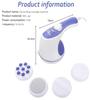 RFV1 COMBO Relax And Spin Tone Full Body Massager(Electric) and 3d Manual Face Massager& Face Roller For Glowing Skin | Self Care Product | Body Massage Tool view 4