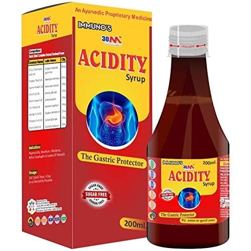 30M Ayurvedic Acidity Gas Relief Syrup | Ayurvedic Medicine for Hyperacidity, Indigestion, Gas, Flatulence, Heartburn & Reflux | Sugar-Free Gastric Care Syrup for Gut Health | Pack of 4 (200 ml Each)