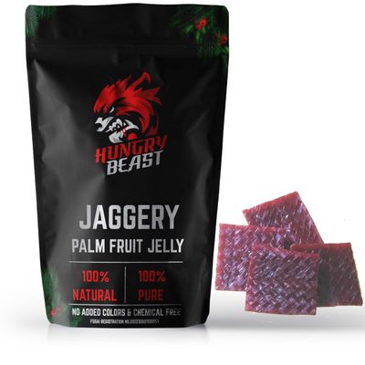 Healthy & Fresh Traditional Palm Jelly | Palmyra |Toddy | Thati Thandra | Palmyra Fruit Jelly | Palm Pulp Slice | Healthy and Nutritious Ripe Palm Pulp Slice | Traditional & Sun-Dried - (500 Grams)