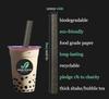 Cause Straws (12mm, 50 Straws) | Biodegradable Premium Drinking Straws | Black Colour | for Thick Shakes and Bubble Tea/Boba Tea | Sip for A Cause | (12MM, Black) view 2