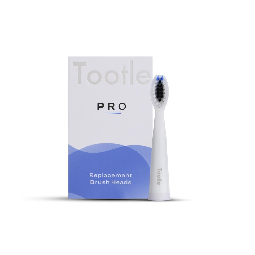 Tootle Pro Electric Toothbrush Replacement Brush Heads Pack of 4