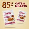 Skyroots Fruit & Nuts Muesli (Pack of 2, 300g Each) - Gluten-Free Ingredients Millet Flakes & Rolled Oats | Healthy Breakfast Cereal Combo view 4