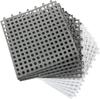 12 Pack 11.8" x 11.8" Interlocking Floor Tiles with Drain Holes Soft PVC Non Slip Shower Floor Mat Rubber Flooring Drainag Mat for Pool, Patio, Balcony, Kennel, Poultry, Dog (White+Grey 6+6) view 1