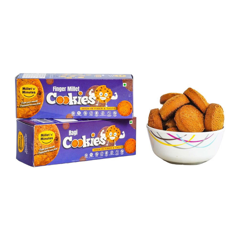 Millet 'n' Minutes - Finger Millet Cookies (Pack of 2)