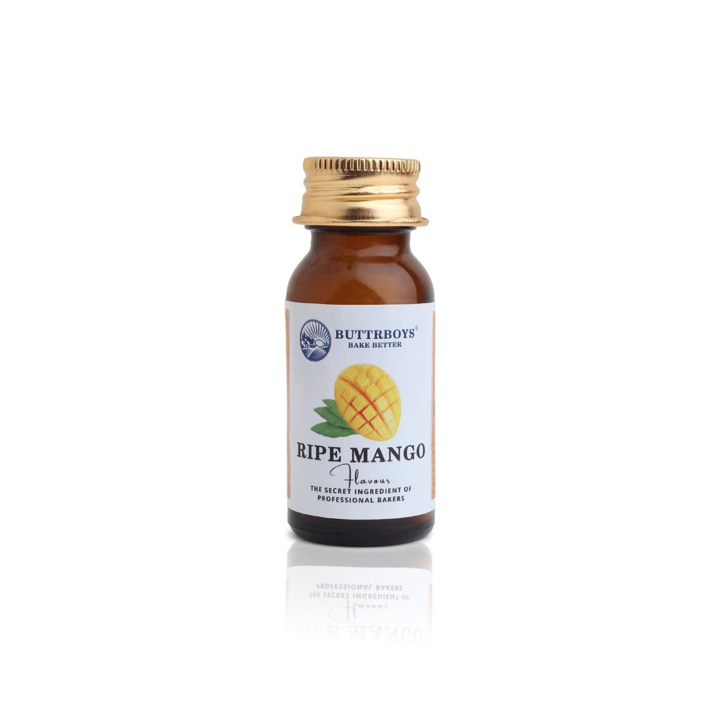 Buttrboys Flavour, Enhances the taste of Cakes, Cookies, Cupcakes & Desserts Ripe Mango Flavour, 20ml