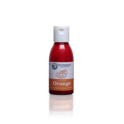 ButtrBoys Concentrated Orange Food Gel Colour For Cakes Cookies And Other Desserts Colouring agent Baking Gel 28 ML