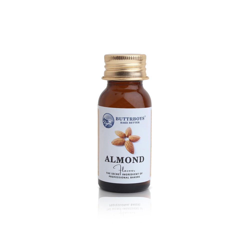 Buttrboys Flavour, Enhances the taste of Cakes, Cookies, Cupcakes & Desserts Almond Flavour, 20ml