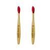 Aroma Hands Kids Bamboo Toothbrush Soft Bristles Suitable for Sensitive Gums, Anti-Plaque & Anti-bacterial Pack of 2 view 1