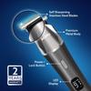 AGARO Royal Multi Grooming Kit For Men, 9in1, Shave| Trim | Style, Face Head Body Trimmer, Self Sharpening Stainless Steel Blade, 5 Combs, Metal Body, Type C Fast Charging, 120 Min Usage, IPX7, Silver view 3
