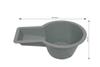 Accurate HealthCare PVC Bedpan For Patient Unisex Toilet Pot For Bed, Grey (3 L Grey) view 2