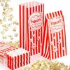 MAQIHAN 50 Popcorn Bags Individual Servings - Flat Bottom Paper Popcorn Food Bags Party Pop Corn Sleeves Bulk Carnival Halloween Snack Packs Gift Favor Treat bolsas para palomitas Movie Night Supplies view 1