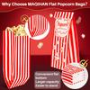 MAQIHAN 50 Popcorn Bags Individual Servings - Flat Bottom Paper Popcorn Food Bags Party Pop Corn Sleeves Bulk Carnival Halloween Snack Packs Gift Favor Treat bolsas para palomitas Movie Night Supplies view 2