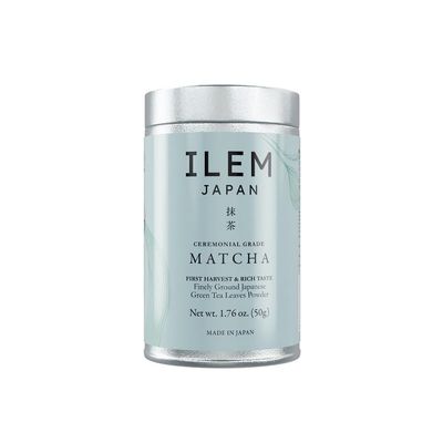 ILEM JAPAN Matcha Green Tea Powder (25 Serving ,50 Gram)|Pure Ceremonial Grade Organic Japanese Matcha|First Harvest|Authentic & Premium Matcha Tea Powder Sourced From Kagoshima,Japan