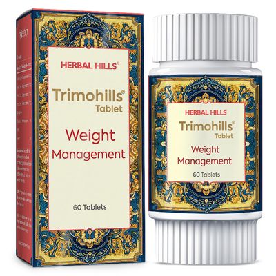 Herbal Hills Trimohills Tablet (60 Count Pack of 2)
