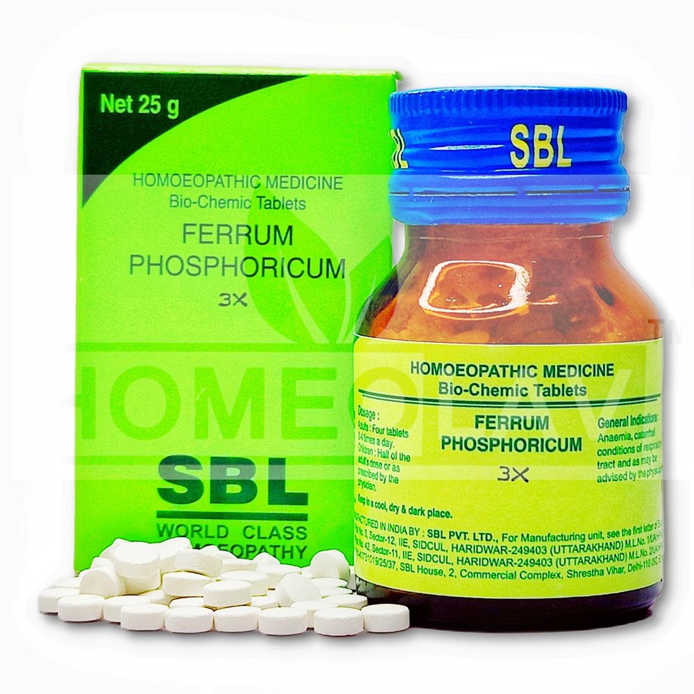 SBL Ferrum phosphoricum 3x || Pack of 3(25gx3)