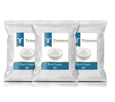 Trinetra Bura (Powdered Sugar) | For Mithai & Everyday Use | 1.5kg (3 x 500g)