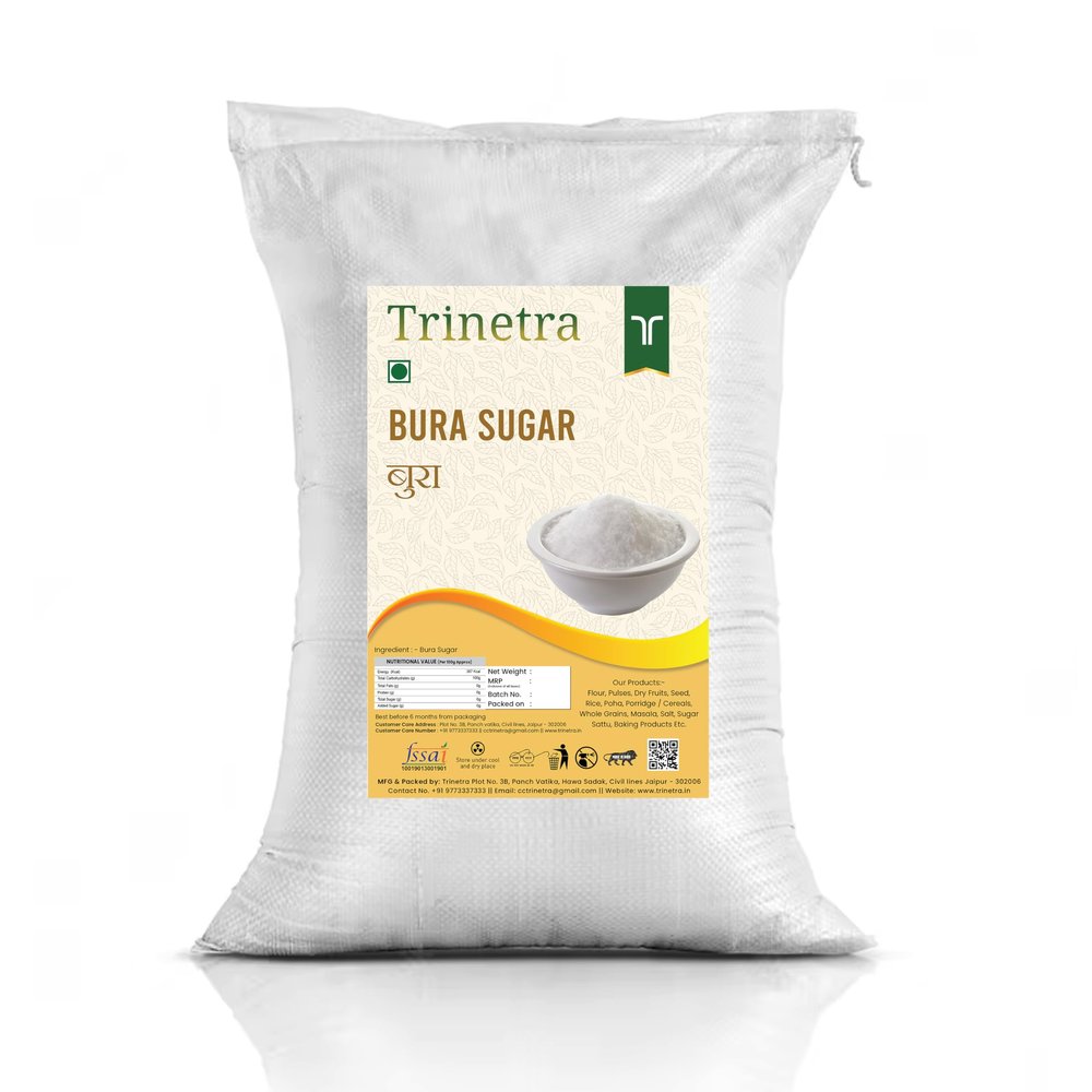 Trinetra Bura (Powdered Sugar) | For Mithai & Everyday Use | 5kg
