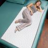 ADBENI HOME Jacquard Cotton Incontinence Bedding Protector | Waterproof, Washable & Reusable Sheet | Absorbent Mattress Pad for Women | Extra Protection for Restful Nights| 72x34 Inch Grey view 1