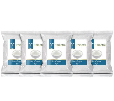 Trinetra Bura (Powdered Sugar) | For Mithai & Everyday Use | 5kg (5 x 1kg)