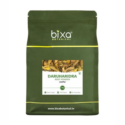 Daruharidra Powder 1kg (DaruHaldi/Berberis Aristata | Berberry Root) Supports Healthy Liver and Kidney Functions Bixa Botanical