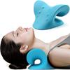 Drumstone Neck Stretcher for Neck Pain Relief, Neck & Shoulder Relaxer Cervical Neck Traction Device Pillow for TMJ Pain Relief, Muscle Relax, Cervical Spine Alignment Acupressure Chiropractic Pillow view 1