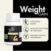 AYURVED POWER Weight Gain & men wellness capsule | shilajit | Ayurvedic Weight Gainer for gym | Natural Herbal capsule help for Muscle Growth, Energy - 60 capsule each view 3