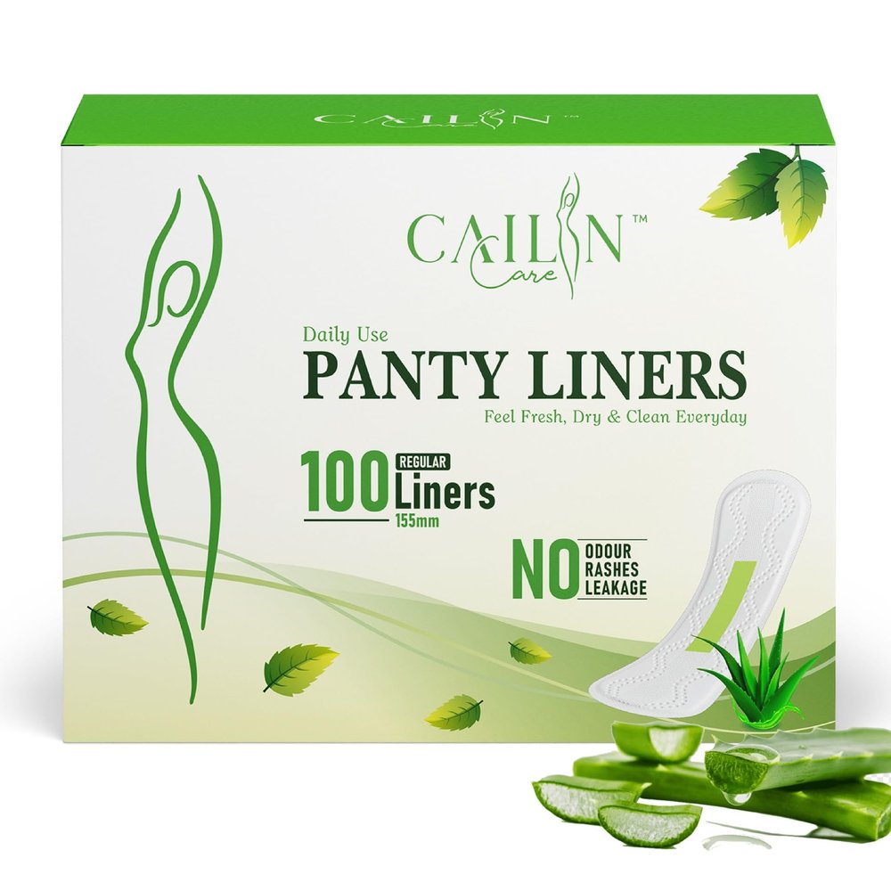 Aloe Vera Ultra Thin Panty Liners (Pack Of 100 Liners) (155mm Small Size)