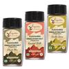 Forgotten Flavours - Pahadi Salt Mix | Combo Pack of 3 | Garlic Jeera, Roasted Chilli & Chaat Mix | 3 x 80 gms | Seasoning Salt Mix | Himalayan Mixed Salts | Salad Seasoning | Pahadi Namak | Pisyun Loon | Snacks & Buttermilk masala | Handmade on Silb view 1