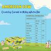 Hugs American Cow White Chocolate Cereal Bar | Oat Chocolate, Milky White Chocolates Box for Healthy Snacking (30 pcs) view 2