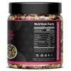 FROZEN NUTS Natural Premium Healthy Trail Mix- 1 KG Jar Pack | Almonds, Cashew, Black Raisins, Green Raisins, Sunflower, Pumpkin Seeds & Flax Seeds | Healthy Mixed Dry Fruits & Nuts view 3