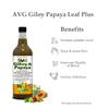 AVG Health Organics Giloy & Papaya Juice, Anti-Pyretic, Immunity Booster, Improves Platelet Count | 1l view 4